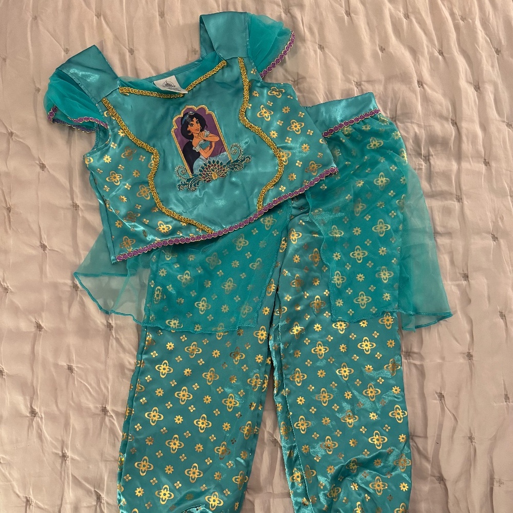 Girls Princess Jasmine Costume/Set - size 5/6